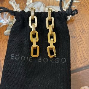 12 K gold vermeil Eddie Borgo Chainlink Earrings